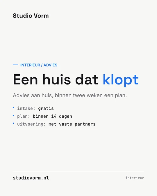 Voorbeeld in de stijl Clean