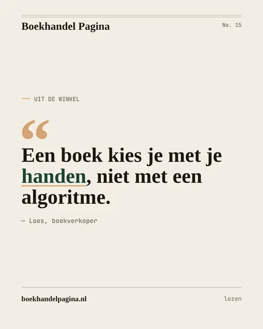 Voorbeeld in de stijl Editorial